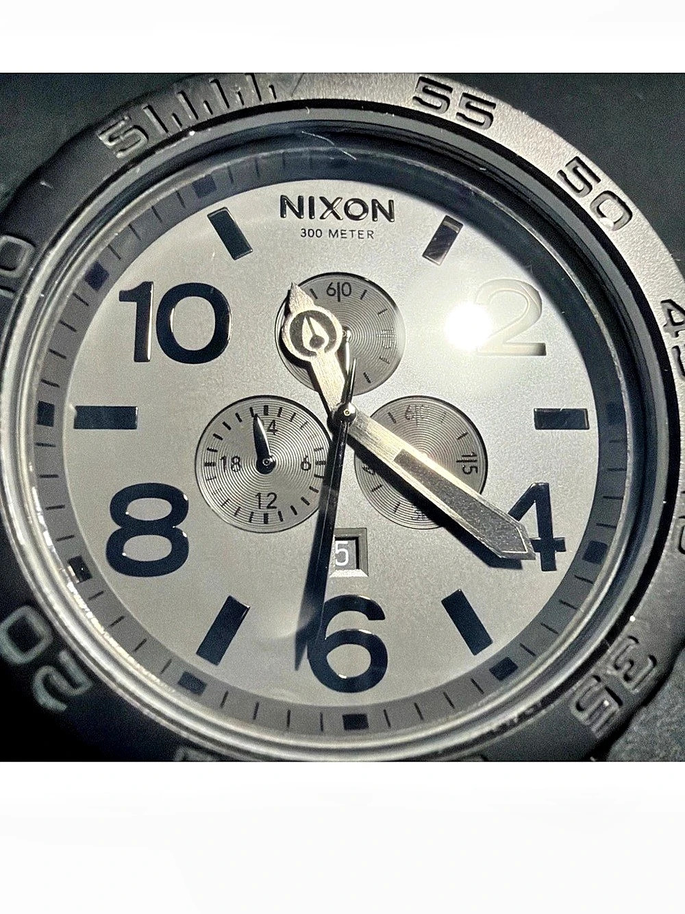 Nixon The 51-30 CHRONO Gunmetal 300m Analogue Divers Stainless Steel Men's watch - Picture 3 of 14